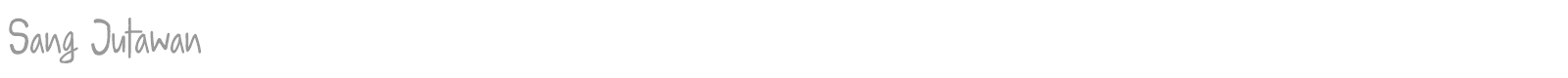Sang Jutawan font preview